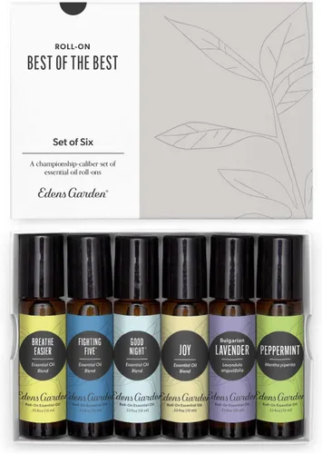 Vista 9 de Edens Garden Juego de 6 aceites esenciales para dolores y dolores, 100% puro, grado terapéutico, mezclas naturales de aromaterapia para dolor