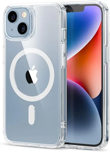 Vista 50 de ESR Funda para iPhone 14 Pro, compatible con MagSafe, protección de grado militar a prueba de golpes, resistente al amarillamiento, funda magnética
