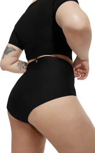 Vista 7 de LEAKPROOF2.0 - Ropa interior sin costuras de cintura alta para mujer, flujo pesado, capacidad para 10 tampones Holds 10 Tampons, 4-Side Leak