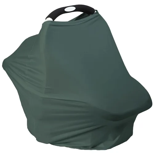 Vista 10 de Funda de asiento de automóvil transpirable para bebés – Funda de lactancia de rayón suave multiusos para lactancia materna, toldo de asiento