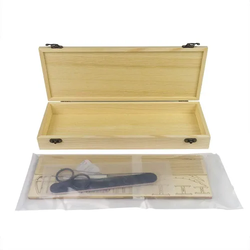 Vista 7 de Kits de avión de madera Balsa, modelos de madera Bleriot para manualidades, kits de aviones de madera de balsa cortados con láser, kits