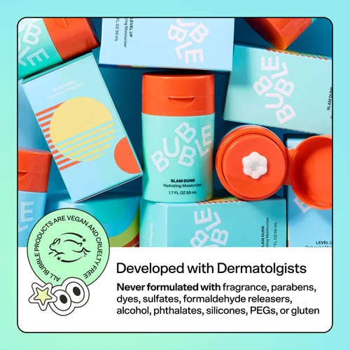 Vista 8 de Máscara de Hidratación Nocturna Bubble Skincare - Máscara Facial Suave y Exfoliante para la Noche para la Reparación de la Barrera Cutánea