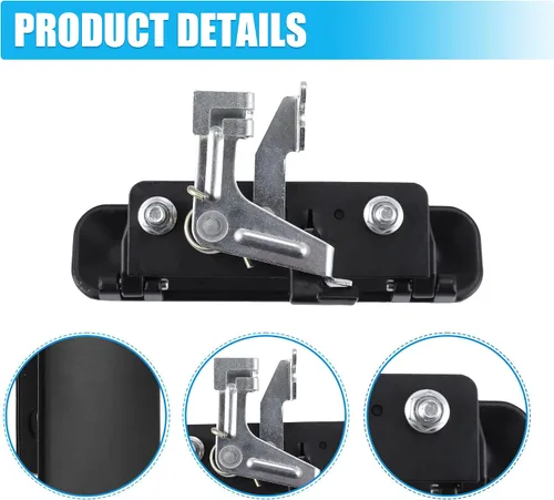 Vista 6 de X AUTOHAUX Manija de puerta exterior exterior de carga trasera para Ford E150 E250 E350 E450 E550 Econoline Van 6C2Z15434A20A manija de puerta