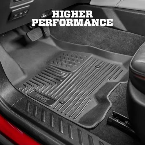 Vista 2 de Husky Liners Alfombrillas Weatherbeater Para Kia Optima 2011-2015 Delanteras y segunda fila, 3 piezas, color negro - 99691