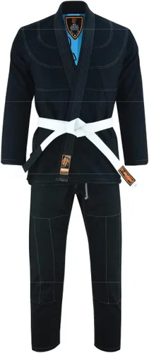 Vista 2 de Samurai Warrior Interior sublimado Pro Brazilian Jiu Jitsu BJJ Kimono Gi Uniforme Unisex Cinturón incluido