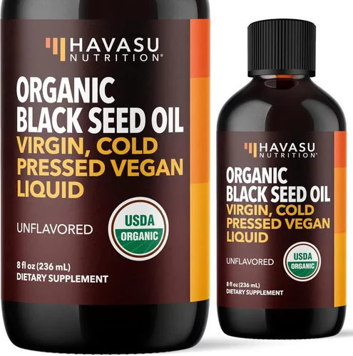 Vista 10 de Cápsulas de aceite de semilla negra con extracto de raíz de jengibre para la salud digestiva y apoyo inmunológico - Aceite de semilla de comino