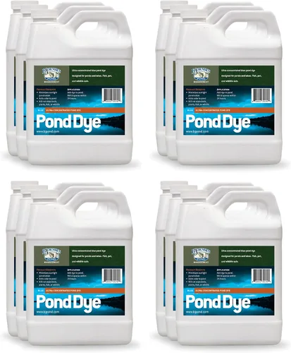 Vista 10 de Tinte azul ultraconcentrado para estanque - 1 cuarto de galón Líquido (paquete de 2 cuartos de galón) Liquid pond dye, enhances water