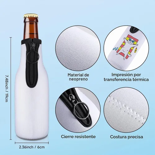 Vista 2 de Neopreno estándar de encargo de los aisladores 12oz de la manga