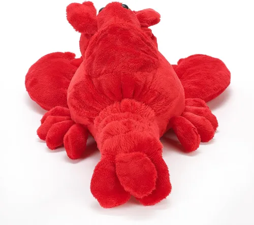 Vista 3 de The Petting Zoo Peluche de langosta para mamá y bebé, regalos para niños, animales del océano Pocketz, juguete de peluche de langosta de 15 pulgadas