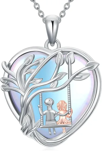 Vista 20 de WINNICACA Gifts for Sister from Brother/Sisters Sterling Silver 01-2 Collar para hermanos y hermanas