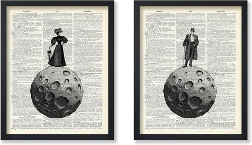 Vista 36 de Poster Master Póster de Arte del Diccionario - Impresión Retro de Mujer Soldadora - Arte de Sándwich de Queso a la Parrilla - Regalo para Ella