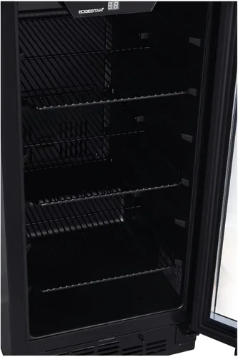 Vista 7 de EdgeStar BBR901BL Centro de bebidas integrado de 15 pulgadas de ancho con 80 latas con diseño delgado - negro
