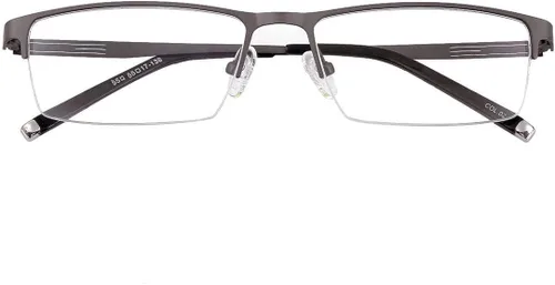 Vista 2 de Fullwosing Gafas miopes Gafas para hombres y mujeres Aleación de medio marco Fortalezas -0.5 a -6.0