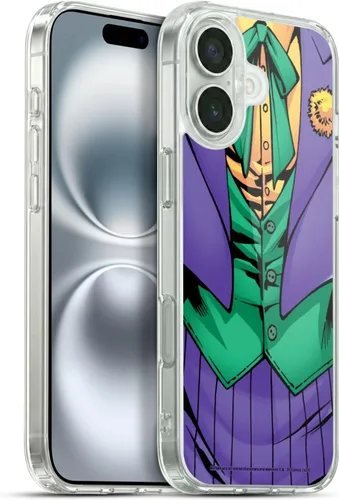 Vista 130 de Head Case Designs Funda de gel suave con licencia oficial de The Joker DC Comics Arkham Asylum Character Art compatible con Apple iPhone 7