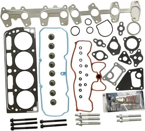 Vista 26 de MLS - Juego de juntas de cabeza con 10 tornillos de cabeza con sello de silicona compatible con Honda Civic LX DX 2001-2005