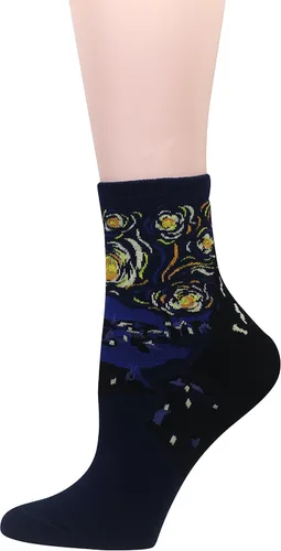 Vista 8 de Wish Island Calcetines novedosos de algodón para mujer, paquete de 45