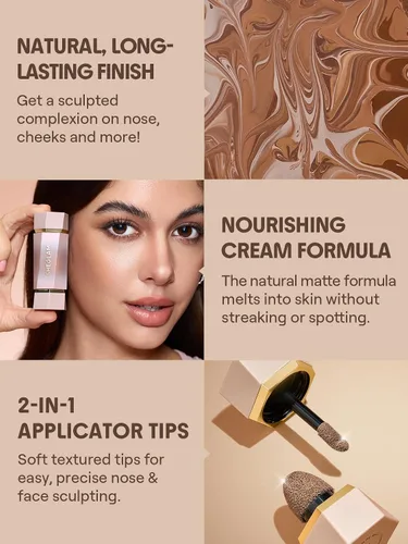 Vista 5 de SHEGLAM Dúo de Contorno Líquido Precision Sculpt-Stone