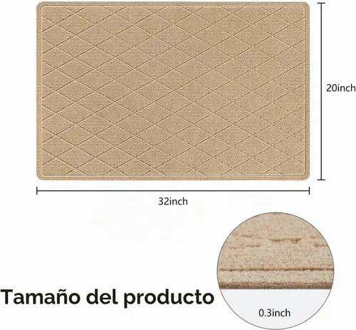 Vista 3 de Stair Treads for Wooden Steps Indoor, KOOTETA 1 Pack 20" X 32" Non Slip
