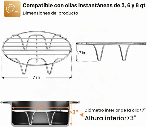 Vista 2 de GSlife Salvamanteles para estante de vapor instantáneo - Soporte de cocina
