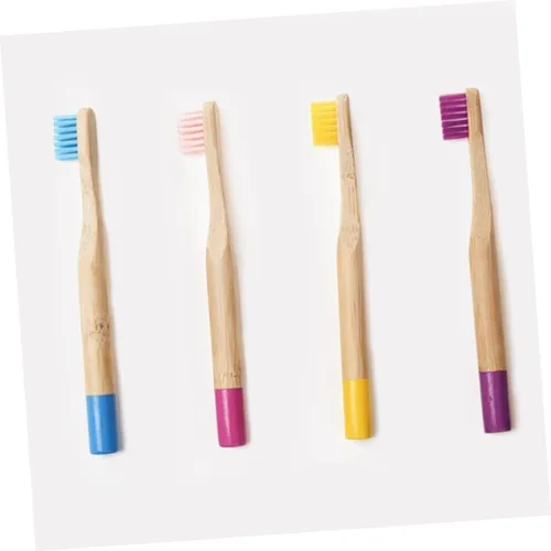 Vista 4 de Healifty Cepillo de dientes para adultos, 18 piezas, cepillo de dientes de madera, cepillo de dientes de bambú, cepillo de dientes de bambú, cepillo