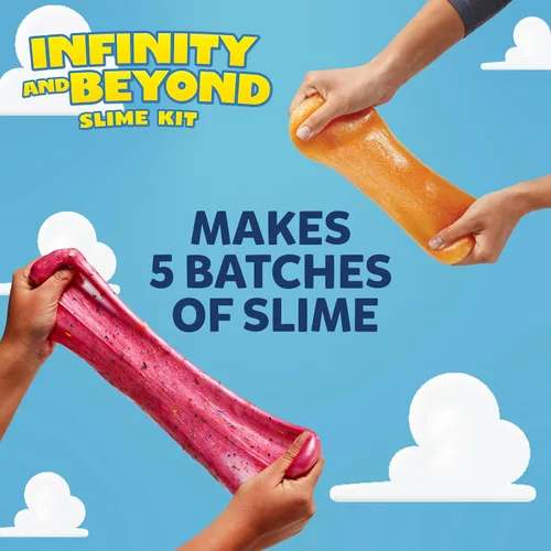 Vista 6 de Elmer's Infinity and Beyond Slime Kit con personajes de Toy Story, suministros de slime, pegamento de color, slime esponjoso, kit de 10 piezas