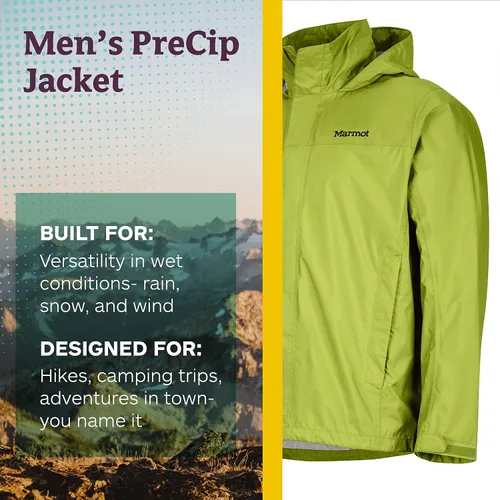 Vista 2 de MARMOT Men's Precip Lightweight Waterproof Rain Jacket