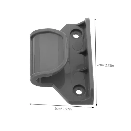 Vista 2 de Vaguelly Kit de piezas de repuesto de puerta retráctil con accesorios de montaje en pared completa, extensiones de puerta de seguridad de plástico