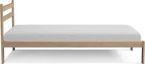 Vista 4 de Amazonas - Cama individual de madera de pino macizo, sin acabar, con soporte de listones, adecuada para niños y niñas, marco de cama de madera, cama