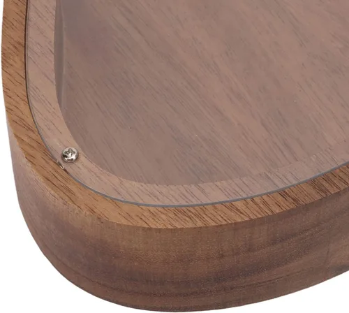 Vista 7 de Alcancía con forma de guitarra, madera maciza para decoración del hogar, vista clara, ideal para guardar regalos para el hogar