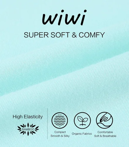 Vista 5 de WiWi Camisón de viscosa de bambú para mujer, ropa de dormir sin mangas, cuello en V, talla grande, tallas S-4X