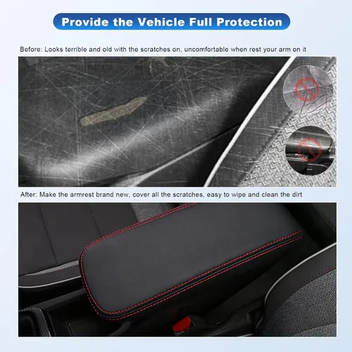 Vista 4 de CDEFG Funda de consola central para Chevy Trailblazer 2021-2024 2025, almohadilla de consola, accesorios para el interior del automóvil, funda