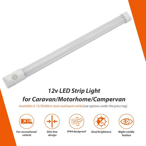 Vista 5 de Dream Lighting, tira de luces LED de 12 V de dos fases para debajo del armario