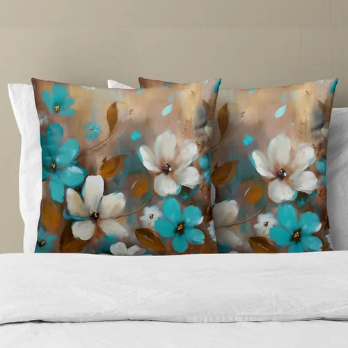 Vista 227 de Giwawa Juego de 2 fundas de almohada decorativas con diseño floral de girasol de 16 x 16 pulgadas, fundas de cojín decorativas para el hogar, sofá
