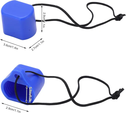 Vista 3 de BORDSTRACT Tapa de válvula de tanque de buceo, tapa de tapón de tanque de buceo de goma roscada, protector universal de tapa de válvula de tanque