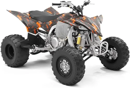 Vista 6 de Rwraps Lava Active Fury - Rollo de película de vinilo mate para automóvil, 59 pulgadas x 1 pie