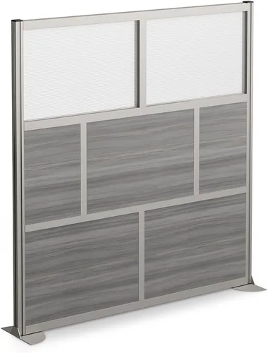 Vista 3 de NBF - Divisor de pared de panel de privacidad para cubículo, separador de habitación moderno, panel divisor de habitación portátil de pie sin