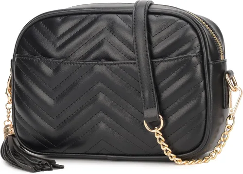 Vista 32 de lola mae Bolso bandolera acolchado, bolso de hombro de diseño moderno Shoulder Purse