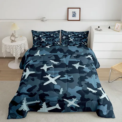 Vista 54 de Feelyou, juego de ropa de cama estilo vaquero tamaño individual para niños, juego de edredón occidental para niños y niñas, desierto del lejano