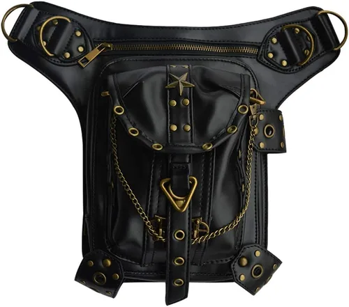 Vista 8 de AlwaySky - Bolso unisex de piel sintética para mujer y hombre
