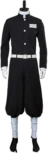 Vista 5 de Cosplay Life Demon Killer Vanquisher Complete Anime Costume Set Kimono Cardigan - Halloween Outfit For Unisex Adult