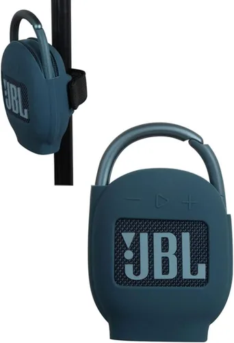 Vista 8 de Hermitshell Estuche de transporte de silicona de repuesto para altavoz Bluetooth inalámbrico JBL Clip 3 portátil e impermeable (negro camuflaje)
