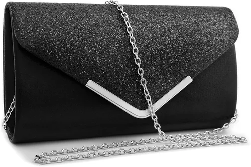 Vista 2 de Bolsos de mano para mujer, bolsos de noche, bolso de sobre, cartera de boda, bolso cruzado