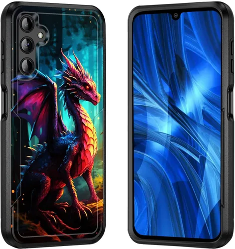 Vista 105 de para Galaxy A15 5G - Funda, [Prueba de caída de grado militar] Funda protectora resistente a golpes de uso pesado y resistente para Samsung Galaxy