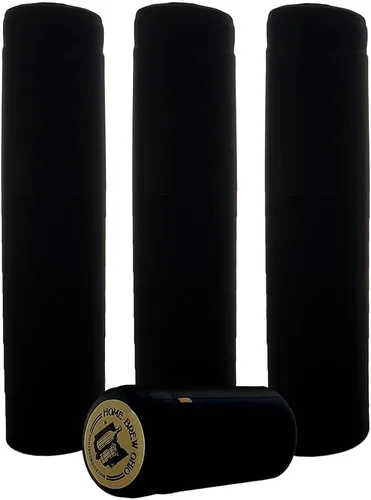 Vista 5 de Home Brew Ohio PVC negro con logotipo Home Brew Ohio negro sobre oro Top-30