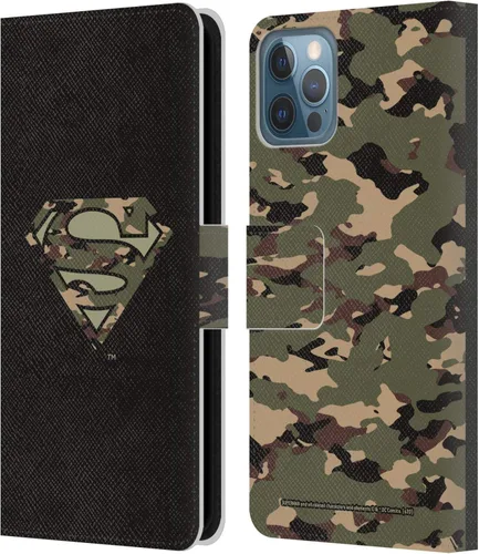 Vista 166 de Head Case Designs Funda de piel con licencia oficial de Superman DC Comics con logotipos negros y rojos compatible con Apple iPhone 11