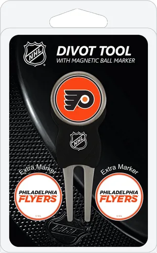 Vista 10 de Team Golf NHL Adult-Unisex Divot Tool Pack with 3 Golf Ball Markers