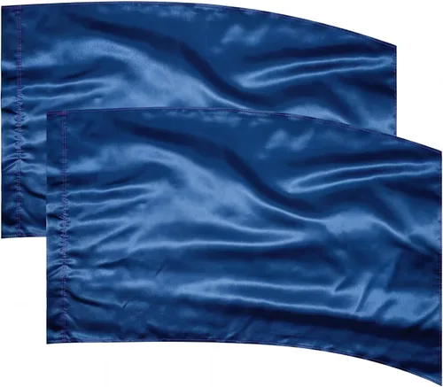 Vista 8 de Jecery 2 banderas de protección de color de 36 x 54 pulgadas, de poliéster, rectangular, curvada, color sólido, banderas de adoración para danza al
