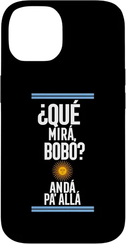 Vista 4 de iPhone 16 Qué Miras Bobo - Funda Mirabobo, Quemira Mirá