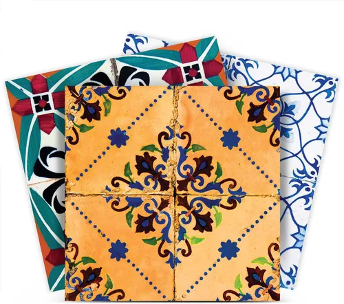 Vista 9 de Backsplash - Calcomanías para azulejos de despegar y pegar, juego de 24 unidades, calcomanías auténticas para azulejos de baño, calcomanías de pared