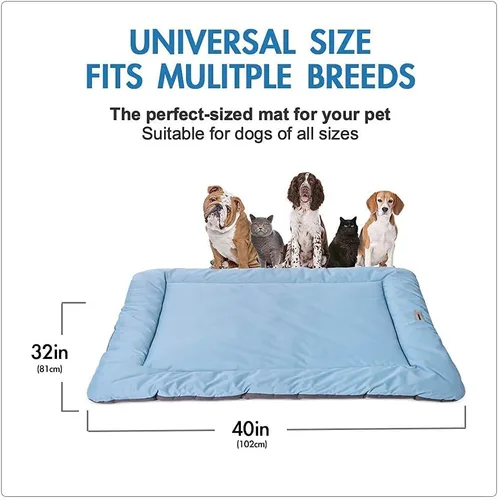 Vista 2 de CHEERHUNTING Cama para perro de campamento de 40 x 32 pulgadas, al aire libre, impermeable, lavable, resistente al agua, grande, duradera, portátil